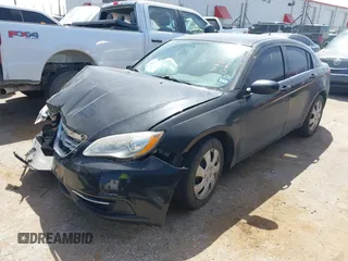 2012 Chrysler 200 LX with VIN 1C3CCBAB1CN222431, listed as a IAAI auction lot 41935571 with 133,561 mi miles. Bid and sale history available at carsss.com. Image 2.
