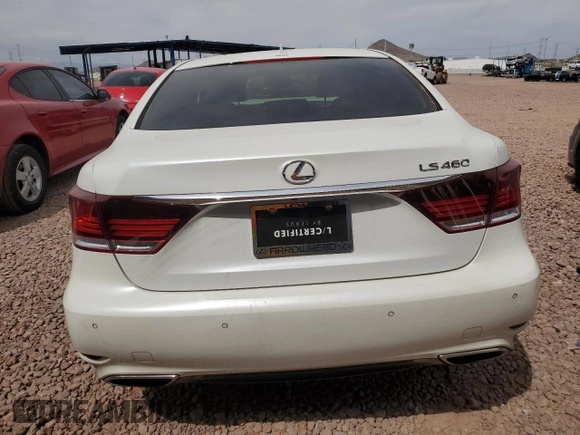 2013 Lexus LS 460 z VIN JTHBL5EF2D5115068, wystawiony jako Copart lot #50638275 z przebiegiem 84 817 mil mil oraz Szkoda całkowita • Salvage title. Historia ofert i sprzedaży dostępna na DreamBid. Obrazek 6.