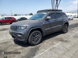 2019 Jeep Grand Cherokee Trailhawk with VIN 1C4RJFLG6KC759527, listed as a Copart auction lot 64862645 with 76,079 mi miles and Salvage title. Bid and sale history available at DreamBid. Image 1.