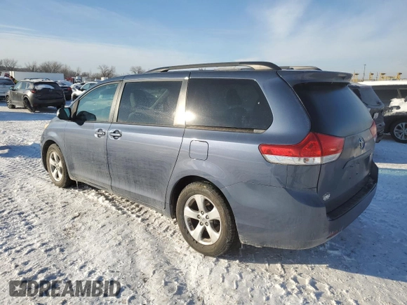 2013 Toyota Sienna LE AAS with VIN 5TDKK3DC4DS355829, listed as a Copart auction lot 41660235 with 99,517 mi miles and Salvage title. Bid and sale history available at DreamBid. Image 2.