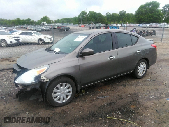 2015 Nissan Versa SV with VIN 3N1CN7AP7FL869485, listed as a IAAI auction lot 42077524 with 198,646 mi miles. Bid and sale history available at carsss.com. Image 17.