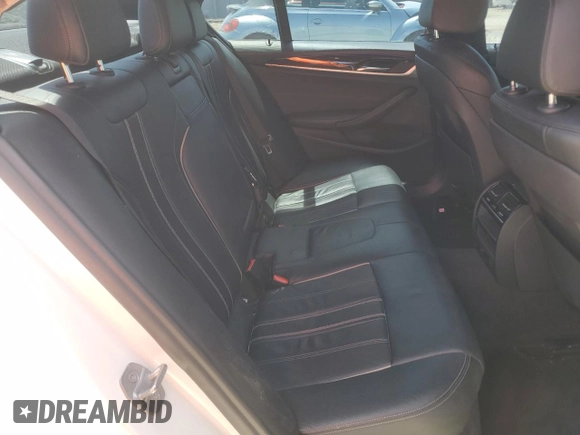 2018 BMW 5 Series 540i with VIN WBAJE5C58JWA96615, listed as a Copart auction lot 56117205 with 87,211 mi miles and Salvage title. Bid and sale history available at DreamBid. Image 10.