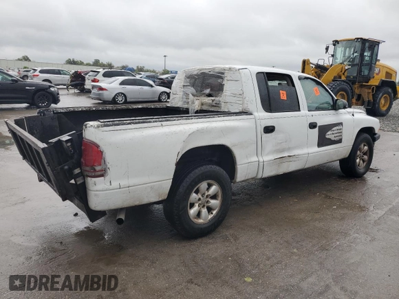 2004 Dodge Dakota Sport with VIN 1D7HL38K54S642635, listed as a Copart auction lot 47983595 with 105,825 mi miles and Salvage Title. Bid and sale history available at carsss.com. Image 3.
