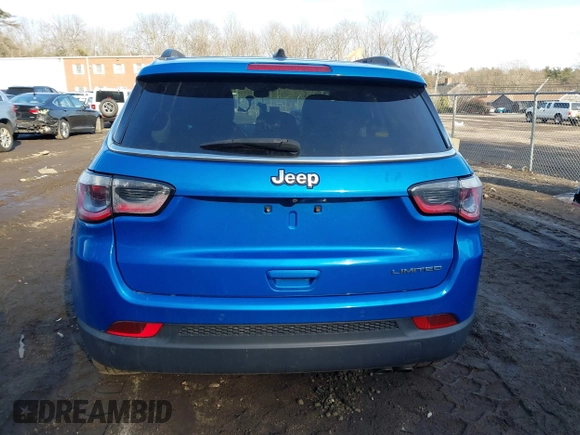 2018 Jeep Compass Limited with VIN 3C4NJCCB5JT358619, listed as a IAAI auction lot 41618229 with 53,185 mi miles and . Bid and sale history available at DreamBid. Image 15.