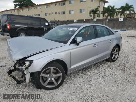 2015 Audi A3 1.8T Premium with VIN WAUACGFFXF1131243, listed as a Copart auction lot 62444203 with 41,133 mi miles. Bid and sale history available at carsss.com. Image 1.