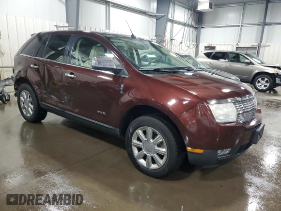 2009 Lincoln MKX with VIN 2LMDU88C49BJ06952, listed as a Copart auction lot 49850315 with 96,240 mi miles and Salvage Title. Bid and sale history available at DreamBid. Image 4.