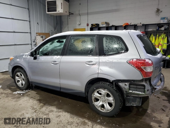 2015 Subaru Forester 2.5i with VIN JF2SJAACXFH577005, listed as a Copart auction lot 48201555 with 126,375 mi miles and Non Repairable. Bid and sale history available at carsss.com. Image 2.