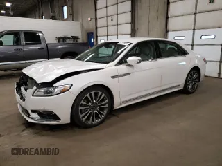 2017 Lincoln Continental Select with VIN 1LN6L9SK9H5611871, listed as a Copart auction lot 81712844 with 65,915 mi miles and Salvage Title. Bid and sale history available at carsss.com. Image 1.