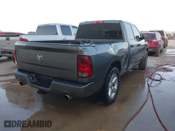 2013 Ram 1500 Express with VIN 1C6RR6FT8DS509871, listed as a IAAI auction lot 41704845 with 277,502 mi miles and . Bid and sale history available at DreamBid. Image 4.