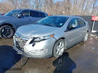2013 Chevrolet Volt with VIN 1G1RF6E46DU105718, listed as a IAAI auction lot 41435211 with 97,022 mi miles. Bid and sale history available at carsss.com. Image 2.