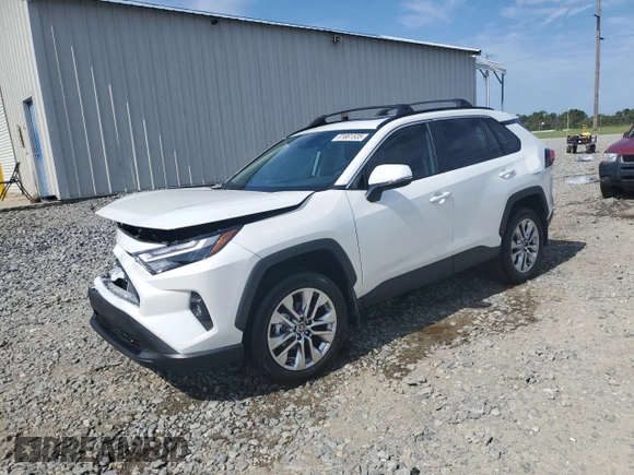 2025 Toyota RAV4 XLE Premium with VIN 2T3C1RFV1SW389635, listed as a Copart auction lot 61661535 with 3,630 mi miles and Salvage title. Bid and sale history available at DreamBid. Image 1.