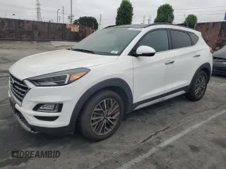 2019 Hyundai Tucson Sport z VIN KM8J33AL0KU045551, wystawiony jako Copart lot #55689525 z przebiegiem 91 784 mil mil oraz Czysty tytuł • Clean title. Historia ofert i sprzedaży dostępna na DreamBid. Obrazek 1.