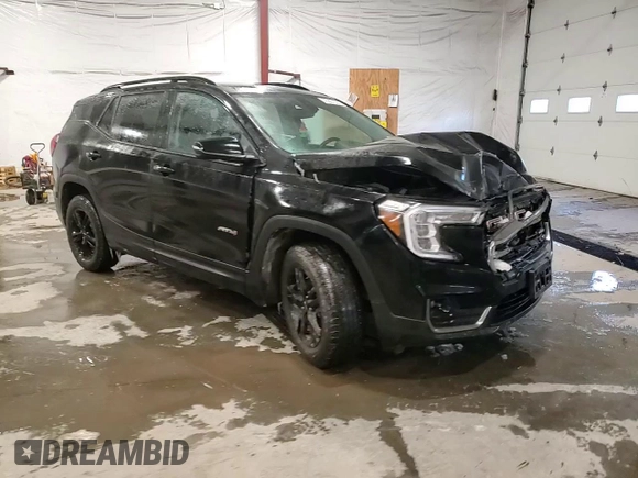 2022 GMC Terrain AT4 with VIN 3GKALYEV1NL231986, listed as a Copart auction lot 45867305 with 29,746 mi miles and Salvage Title. Bid and sale history available at DreamBid. Image 12.