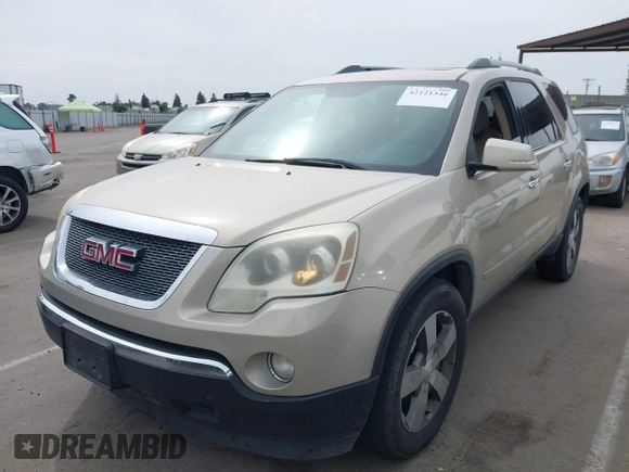 2012 GMC Acadia SLT1 with VIN 1GKKRRED4CJ135970, listed as a IAAI auction lot 42121346 with 178,550 mi miles. Bid and sale history available at carsss.com. Image 2.