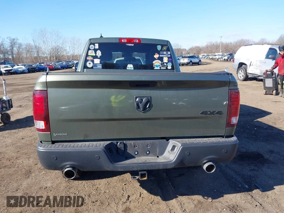 2021 Ram 1500 Warlock with VIN 1C6RR7GT9MS596989, listed as a IAAI auction lot 41673633 with 45,592 mi miles and . Bid and sale history available at DreamBid. Image 16.