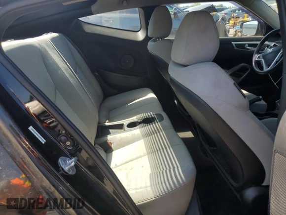 2012 Hyundai Veloster w/Gray Int with VIN KMHTC6AD5CU066108, listed as a Copart auction lot 62311305 with 117,856 mi miles and Salvage title. Bid and sale history available at DreamBid. Image 10.