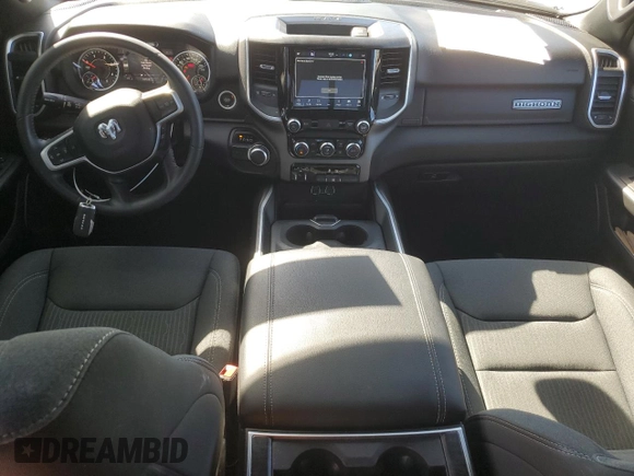 2022 Ram 1500 Lone Star with VIN 1C6RREFMXNN446341, listed as a Copart auction lot 74249304 with 5,587 mi miles and Salvage title. Bid and sale history available at DreamBid. Image 8.