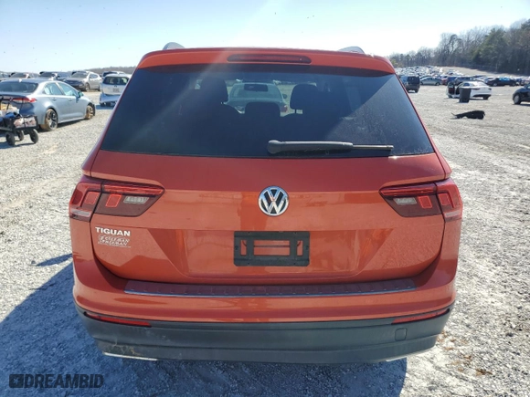 2019 Volkswagen Tiguan S with VIN 3VV1B7AX9KM151990, listed as a Copart auction lot 45568775 with 34,233 mi miles and Salvage Title. Bid and sale history available at carsss.com. Image 6.