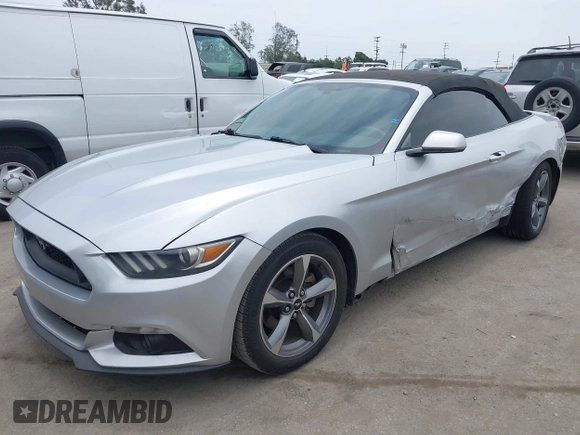 2015 Ford Mustang V6 with VIN 1FATP8EM5F5418946, listed as a IAAI auction lot 42375040 with 127,968 mi miles and . Bid and sale history available at DreamBid. Image 2.