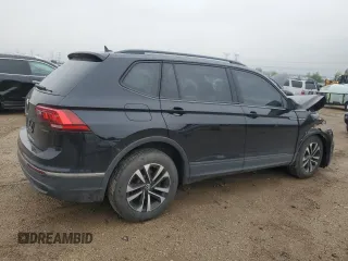 2022 Volkswagen Tiguan S z VIN 3VV0B7AX9NM058029, wystawiony jako Copart lot #57146035 z przebiegiem 40 070 mil mil oraz Szkoda całkowita • Salvage title. Historia ofert i sprzedaży dostępna na DreamBid. Obrazek 3.