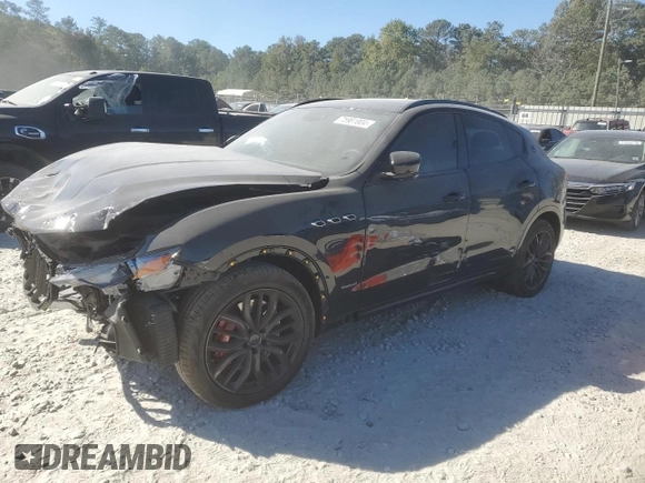 2018 Maserati Levante S GranSport z VIN ZN661YUS6JX297381, wystawiony jako Copart lot #75981804 z przebiegiem Nie podano mil oraz Szkoda całkowita • Salvage title. Historia ofert i sprzedaży dostępna na DreamBid. Obrazek 1.