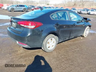 2017 Kia Forte LX with VIN 3KPFK4A78HE036223, listed as a IAAI auction lot 41554426 with 14,438 mi miles. Bid and sale history available at carsss.com. Image 4.