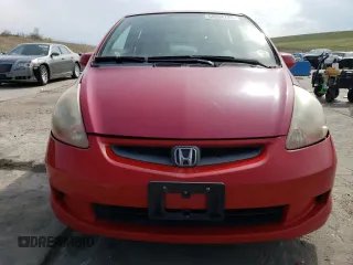 2007 Honda Fit with VIN JHMGD38457S067296, listed as a Copart auction lot 54094725 with 142,702 mi miles and Non Repairable. Bid and sale history available at carsss.com. Image 5.