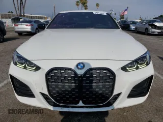 2021 BMW 4 Series 430i with VIN WBA53AP01MCF91307, listed as a Copart auction lot 54071005 with 44,952 mi miles and Salvage title. Bid and sale history available at DreamBid. Image 5.