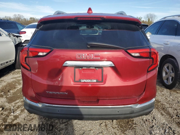 2018 GMC Terrain SLT with VIN 3GKALPEV6JL257925, listed as a Copart auction lot 78841604 with 121,449 mi miles and Salvage Title. Bid and sale history available at carsss.com. Image 6.