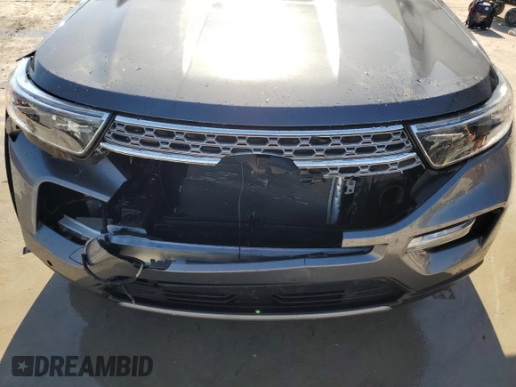 2022 Ford Explorer Limited with VIN 1FMSK8FH0NGA36554, listed as a Copart auction lot 48715595 with 38,536 mi miles and Salvage Title. Bid and sale history available at carsss.com. Image 12.