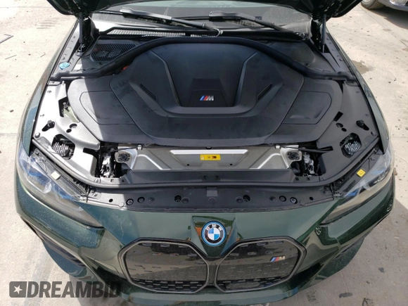 2023 BMW i4 M50 with VIN WBY33AW02PFP23002, listed as a Copart auction lot 48859014 with 7,829 mi miles. Bid and sale history available at carsss.com. Image 11.
