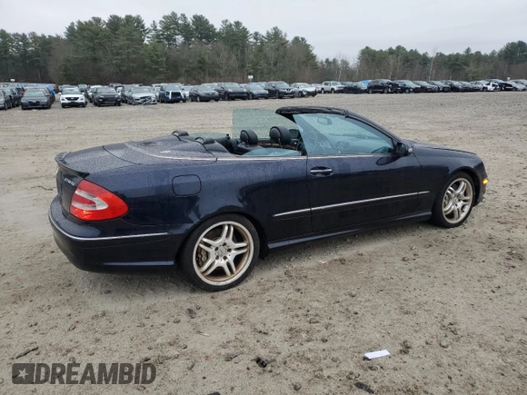 2005 Mercedes-Benz CLK-Class AMG with VIN WDBTK76G25T038189, listed as a Copart auction lot 82471484 with 171,459 mi miles and Clean Title. Bid and sale history available at carsss.com. Image 3.