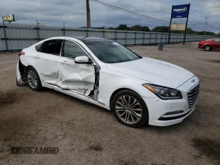 2017 Genesis G80 3.8L with VIN KMHGN4JEXHU176071, listed as a Copart auction lot 71457984 with 97,256 mi miles and Salvage Title. Bid and sale history available at carsss.com. Image 4.