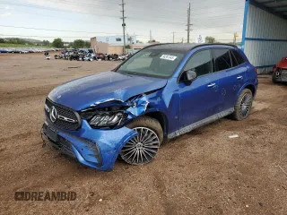 2023 Mercedes-Benz GLC 300 z VIN W1NKM4HB9PU033424, wystawiony jako Copart lot #58261345 z przebiegiem 6 704 mil mil oraz Szkoda całkowita • Salvage title. Historia ofert i sprzedaży dostępna na DreamBid. Obrazek 1.