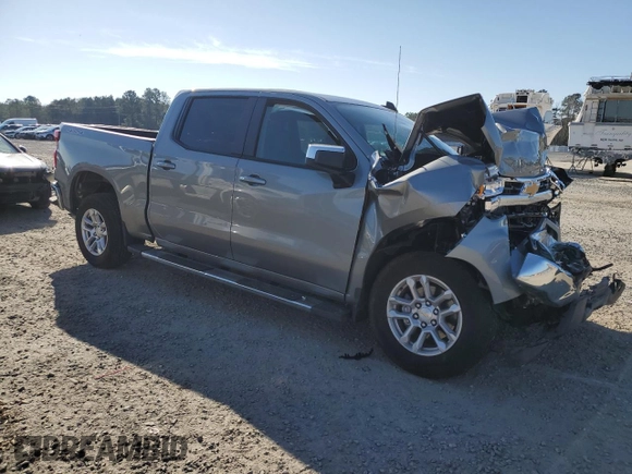 2024 Chevrolet Silverado 1500 LT with VIN 1GCPDKEK3RZ404198, listed as a Copart auction lot 43925415 with 5,056 mi miles and Salvage Title. Bid and sale history available at carsss.com. Image 4.