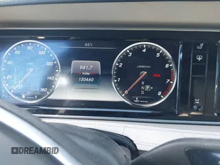 2015 Mercedes-Benz S 550 with VIN WDDUG8FB9FA126841, listed as a IAAI auction lot 41643256 with 130,460 mi miles and . Bid and sale history available at carsss.com. Image 14.