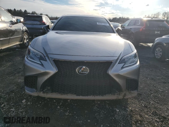 2018 Lexus LS 500 with VIN JTHC51FF8J5001660, listed as a Copart auction lot 45281255 with 32,580 mi miles and Salvage title. Bid and sale history available at DreamBid. Image 5.