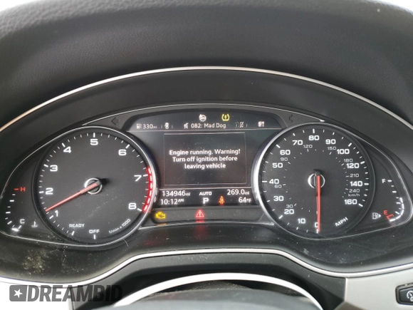 2018 Audi Q7 Premium Plus с VIN WA1LHAF79JD018663, выставлен на аукционе Copart как лот 60063345 с пробегом 134 946 миль миль и Списание • Salvage title. История ставок и продаж доступна на DreamBid. Изображение 9.