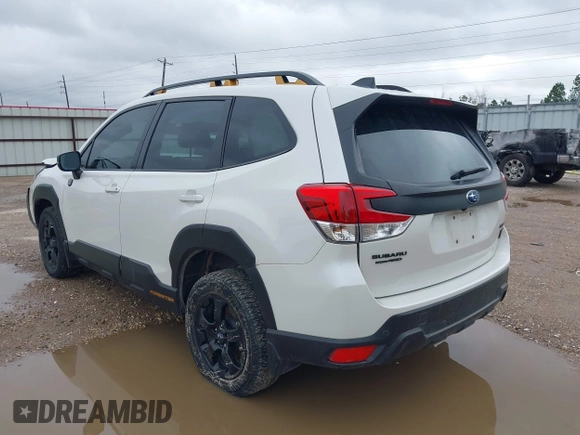2024 Subaru Forester Wilderness with VIN JF2SKAJC2RH411109, listed as a IAAI auction lot 41567401 with 24,197 mi miles. Bid and sale history available at carsss.com. Image 3.