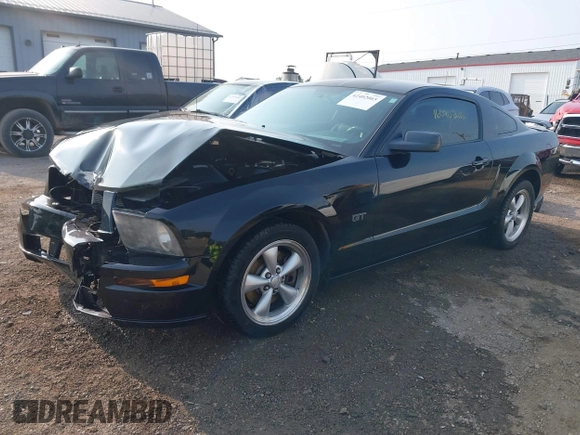 2007 Ford Mustang GT Deluxe with VIN 1ZVFT82H375246120, listed as a IAAI auction lot 42402065 with 160,902 mi miles and . Bid and sale history available at DreamBid. Image 2.