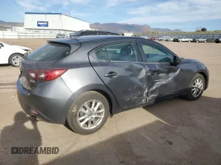 2015 Mazda 3 i Touring with VIN 3MZBM1L74FM166021, listed as a Copart auction lot 53282395 with 127,528 mi miles and Salvage Title. Bid and sale history available at DreamBid. Image 3.