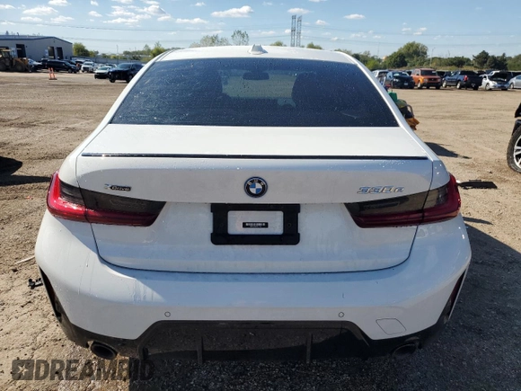 2023 BMW 3 Series 330e xDrive with VIN 3MW39FS03P8D11146, listed as a Copart auction lot 72354834 with 19,517 mi miles and Salvage Title. Bid and sale history available at carsss.com. Image 6.
