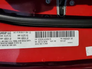 2012 Dodge Charger SRT8 with VIN 2C3CDXEJ4CH290176, listed as a Copart auction lot 41652585 with 97,254 mi miles and Salvage Title. Bid and sale history available at carsss.com. Image 14.