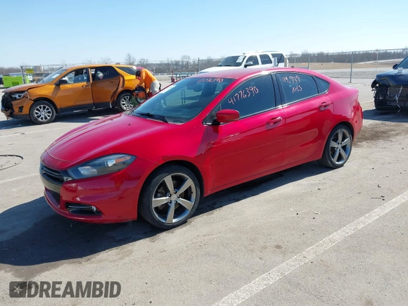 2014 Dodge Dart GT with VIN 1C3CDFEB5ED798644, listed as a IAAI auction lot 41776390 with 114,939 mi miles. Bid and sale history available at carsss.com. Image 18.