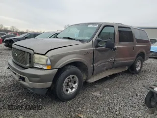2003 Ford Excursion Limited с VIN 1FMNU42S03EA42266, выставлен на аукционе Copart как лот 41769595 с пробегом Не указан миль и Списание • Salvage title. История ставок и продаж доступна на DreamBid. Изображение 1.