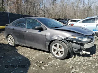 2015 Dodge Dart SXT with VIN 1C3CDFBB7FD309327, listed as a Copart auction lot 46782915 with 150,420 mi miles and Salvage Title. Bid and sale history available at carsss.com. Image 4.