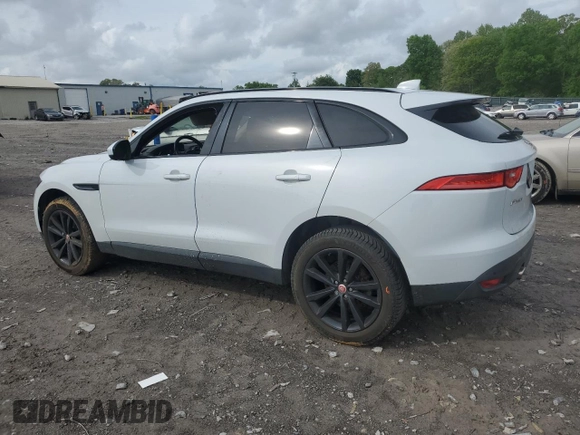2017 Jaguar F-Pace 35t Prestige with VIN SADCK2BV9HA098225, listed as a Copart auction lot 53854695 with 68,874 mi miles and Salvage title. Bid and sale history available at DreamBid. Image 2.