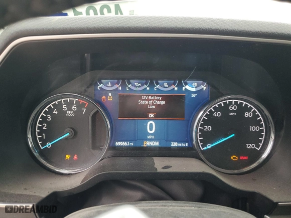 2022 Ford F-150 XL with VIN 1FTFW1E82NFA51713, listed as a Copart auction lot 42911405 with 69,966 mi miles and Salvage Title. Bid and sale history available at carsss.com. Image 9.