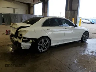 2019 Mercedes-Benz C 300 with VIN 55SWF8EB3KU314116, listed as a Copart auction lot 53444045 with 35,451 mi miles and Salvage Title. Bid and sale history available at DreamBid. Image 3.