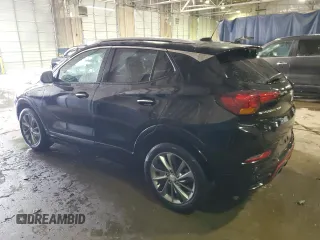 2021 Buick Encore GX Essence with VIN KL4MMFSL0MB089668, listed as a Copart auction lot 44696765 with 47,859 mi miles and Salvage title. Bid and sale history available at DreamBid. Image 2.